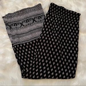 Black Rue21 Elephant Maxi Skirt